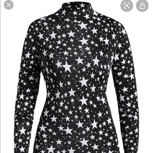 Star pattern bodysuit